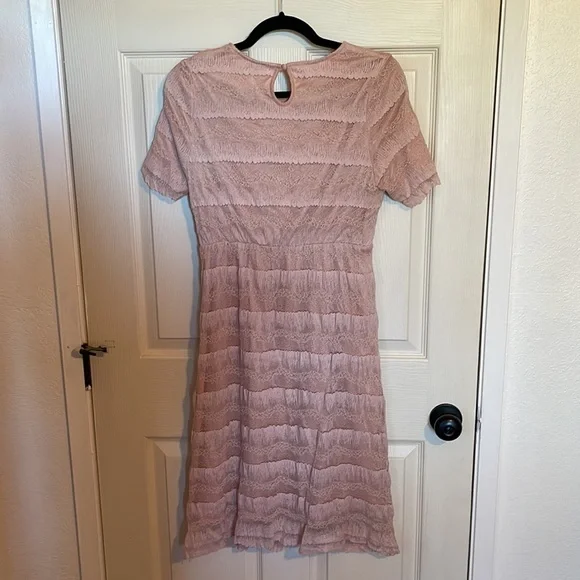 Orange Creek Pink Dress. Size M - Picture 3 of 5